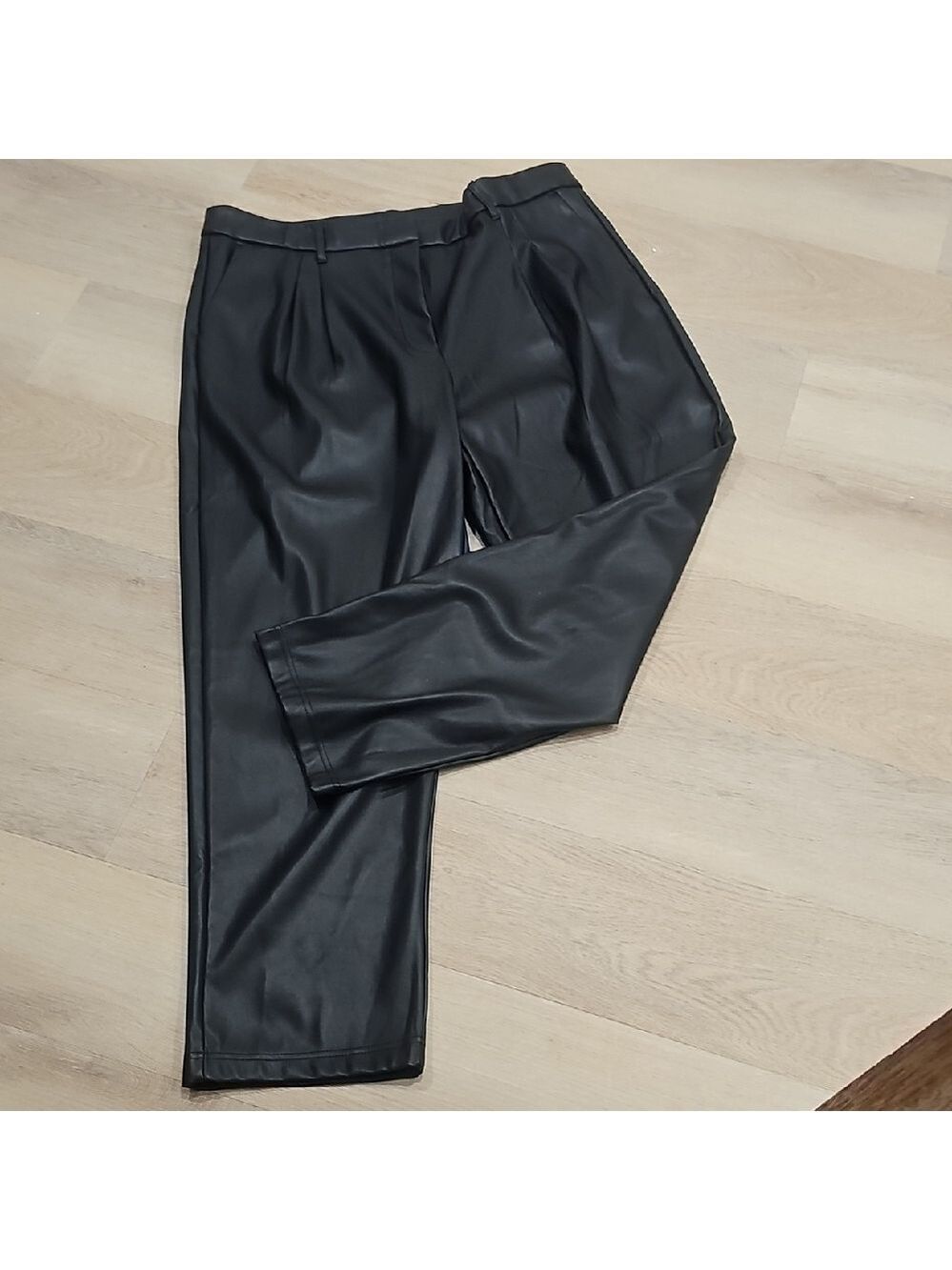 Plus Size 2X Design Lab Lord & Taylor Women's Sleek Black Dress Pants